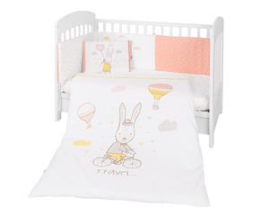 Σετ Προίκας Μωρού Για Κούνια 6τμχ 70/140 Rabbits in Love Kikka Boo