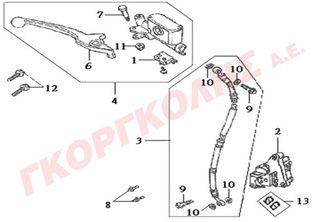 ΣΩΛΗΝΑΣ ΕΜΠΡΟΣΘΙΟΥ ΦΡΕΝΟΥ ΠΛΗΡΗΣ 45126-TAC-000