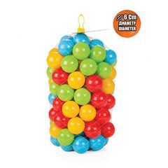 Χρωματιστά Μπαλάκια Play Pool Balls 6cm 100τμχ Pilsan 06405