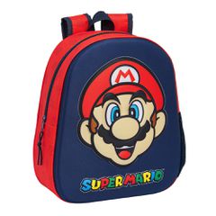 Τσάντα Νηπιαγωγείου Super Mario 3D SAFTA 27x10x33cm