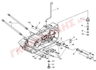 ΠΑΞΙΜΑΔΙ ΑΞΟΝΑ ΑΤΕΡΜΟΝΑ 23434-RCA-000
