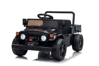 Rechargeable car Licensed Toyota Land Cruiser FJ45 Pick Up Black - Kikka Boo