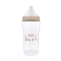 Nuk Perfect Match Μπιμπερό PP Temperature Control 360ml Με Θηλή Σιλικόνης 6+m XL Monkey