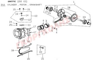 ΡΟΥΛΕΜΑΝ ΣΤΡΟΦΑΛΟΥ T-REX125/150 C1062100000