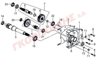 ΓΡΑΝΑΖΙ ΔΙΠΛΟ ΔΙΑΦΟΡΙΚΟΥ 52T/15T 23420-A3G-000