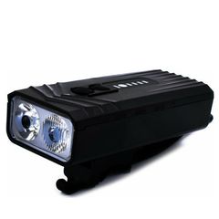 Εμπρόσθιος Φωτισμός LED Πορείας Ποδηλάτου 2x10W 5V OEM T6 – Μαύρο - OEM