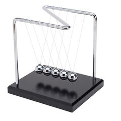 ΤΟ ΕΚΚΡΕΜΕΣ ΤΟΥ ΝΕΥΤΩΝΑ NEWTON CRADLE 5 BALLS AND Z-SHAPE NO 14171 ΞΥΛΙΝΗ ΒΑΣΗ (OEM) - OEM