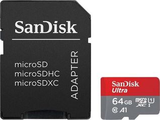 Sandisk Ultra microSDXC 64GB U1 A1 With Adapter Mobile
