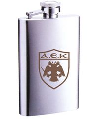 Flask Φλασκί Ποτού ΑΕΚ με Ανεξίτηλη Χάραξη Lazer (253) - 240ml