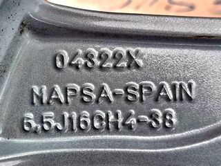 ΤΕΤΡΑΔΑ ΓΝΗΣΙΕΣ ΖΑΝΤΕΣ ΑΛΟΥΜΙΝΙΟΥ OPEL CORSA H 2020, 16"-thumb-6