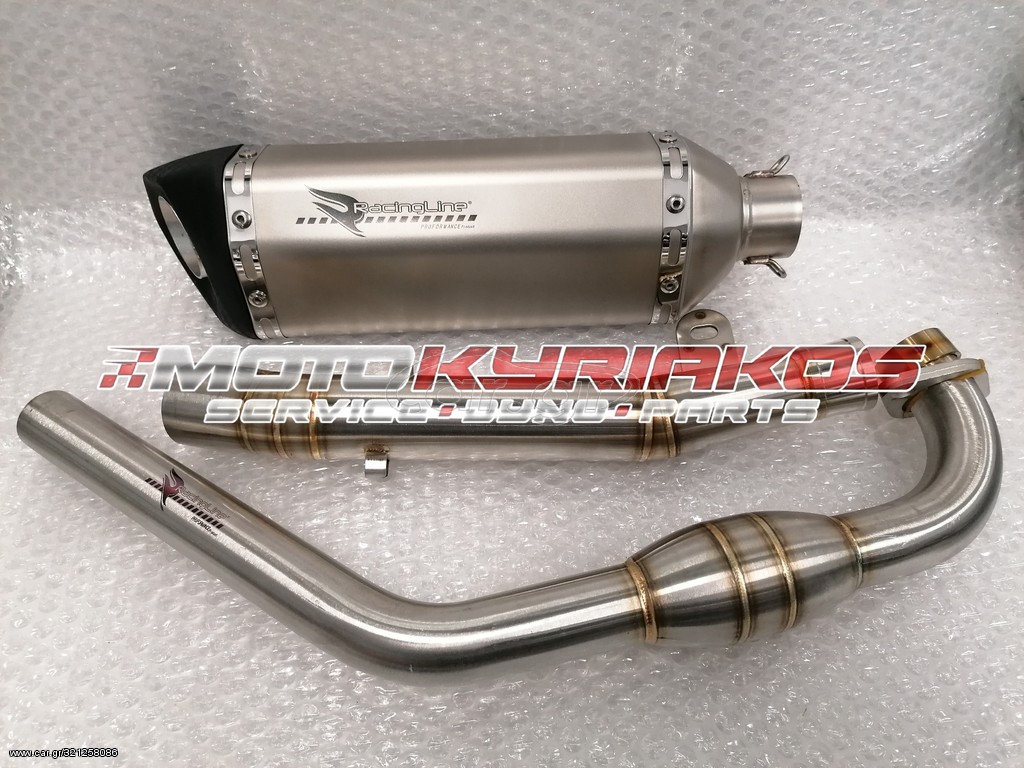 SYM VF 185 Εξάτμιση RACING LINE μονή μπούκα