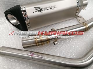 SYM VF 185 Εξάτμιση RACING LINE μονή μπούκα-thumb-1