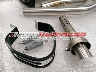 SYM VF 185 Εξάτμιση RACING LINE μονή μπούκα-thumb-2
