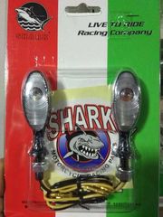 Φλας Μίνι Σετ Carbon Άσπρο Shark 2τμχ