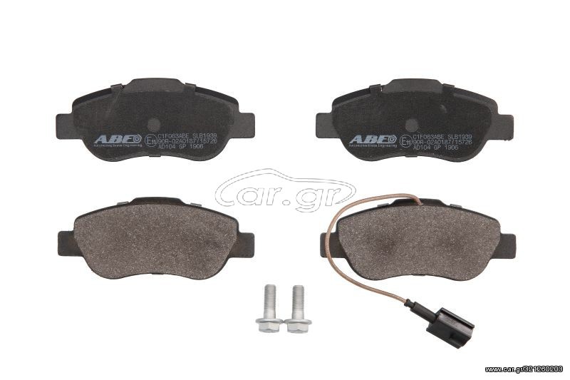 Σετ τακακιών φρένων για FIAT 500, 500 C, FIORINO, GRANDE PUNTO, PANDA; FORD KA 1.1-1.4CNG 03.04