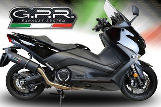 Gpr Ολόσωμη Εξάτμιση Furore Black Yamaha T MAX 560 2020 - 2022 Euro5 Με Καταλύτη