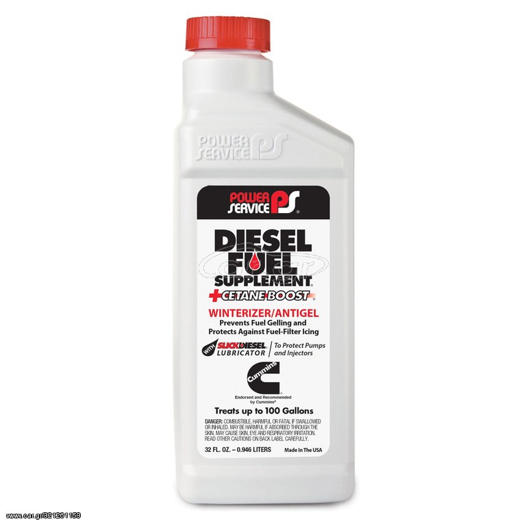 POWER SERVICE DIESEL FUEL SUPPLEMENT + CETANE BOOST 946ml
