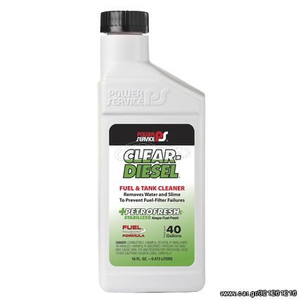 ΜΥΚΗΤΟΚΤΟΝΟ ΠΕΤΡΕΛΑΙΟΥ - POWER SERVICE CLEAR-DIESEL FUEL & TANK CLEANER 473ml