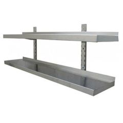 Ανοξείδωτη Διπλή Ραφιέρα Τοίχου 160x30x40cm Dominox RAF-163-DB