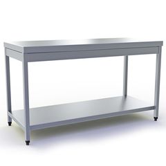 Ανοξείδωτος Πάγκος Εργασίας 140x60x86cm Dominox TAE-146-87