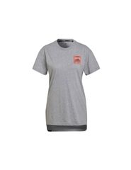 Adidas Terrex Patch Mountain Γυναικείο Αθλητικό T-shirt Fast Drying Γκρι H50943