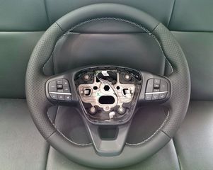 ΓΝΗΣΙΟ ΔΕΡΜΑΤΙΝΟ ΤΙΜΟΝΙ FORD FIESTA MK8, MONT. 2018, ΜΕ ΧΕΙΡΙΣΤΗΡΙΑ ΚΑΙ CRUISE CONTROL 