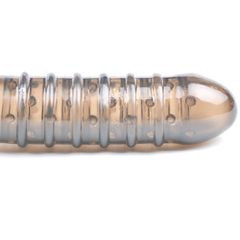 Clear Black Penis Extender 17 εκ-thumb-2