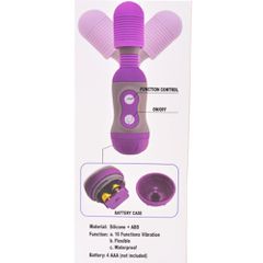 Purple Magic Wand Vibrator 15.5 cm-thumb-4