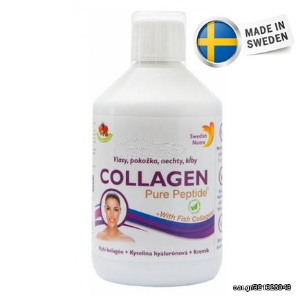 Collagen Pure Peptide 10000mg 500ml Natural Berry Swedish Nutra