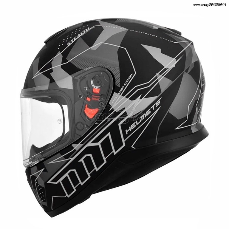 Κράνος MT Thunder 3 SV Stealth A2 γκρι ματ