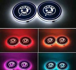 Φωτάκι Led Ποτηροθήκης Skoda με 7 χρώματα