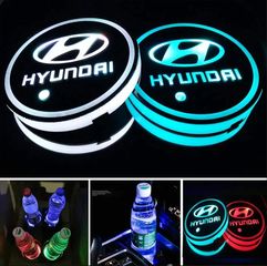 Φωτάκι Led Ποτηροθήκης Hyundai με 7 χρώματα
