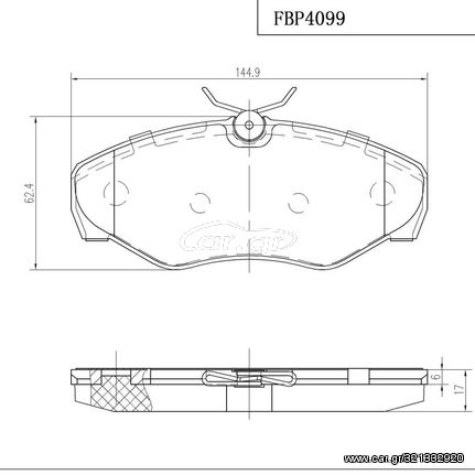 ΤΑΚΑΚΙΑ ΜΠΡΟΣΤΑ FI.BA FBP4099