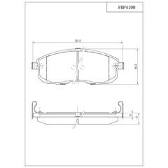 ΤΑΚΑΚΙΑ ΜΠΡΟΣΤΑ FI.BA FBP4100