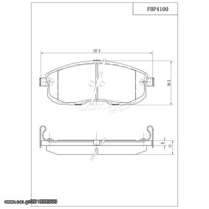 ΤΑΚΑΚΙΑ ΜΠΡΟΣΤΑ FI.BA FBP4100