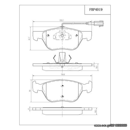 ΤΑΚΑΚΙΑ ΜΠΡΟΣΤΑ FI.BA FBP4019