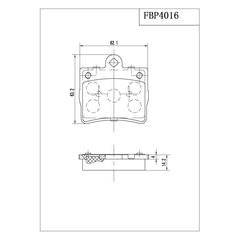 ΤΑΚΑΚΙΑ ΠΙΣΩ FI.BA FBP4016