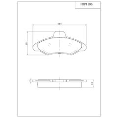 ΤΑΚΑΚΙΑ ΜΠΡΟΣΤΑ FI.BA FBP4106