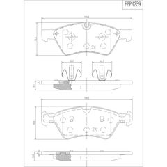 ΤΑΚΑΚΙΑ ΜΠΡΟΣΤΑ FI.BA FBP4259