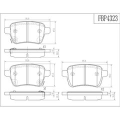 ΤΑΚΑΚΙΑ ΠΙΣΩ FI.BA FBP4323