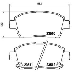 ΤΑΚΑΚΙΑ ΜΠΡΟΣΤΑ BREMBO P83051