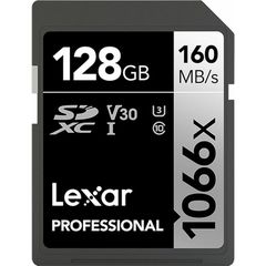 Lexar Professional 128GB 1066x SDXC UHS-I Silver Series έως 12 άτοκες δόσεις ή 24 δόσεις