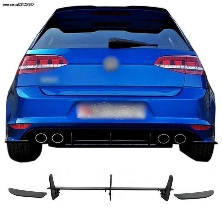 Diffuser Πίσω VW Golf 7 R 12-17  