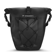 Wozinsky waterproof bicycle bag trunk pannier 25l black (WBB24BK)