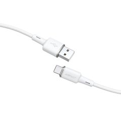 Acefast USB cable - USB Type C 1.2m, 3A white (C2-04 white)-thumb-1