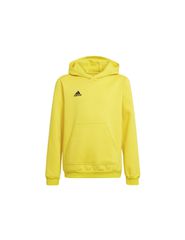 Adidas Fleece Παιδικό Φούτερ με Κουκούλα και Τσέπες Κίτρινο HI2142