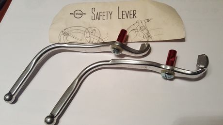 Dia Compe Vintage Safety Levers Made in Japan NOS Μανέτες φρένων 1985