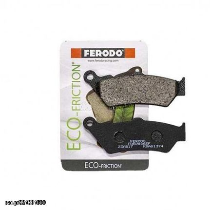 ΣΕΤ ΜΠΡΟΣΤΑ ΤΑΚΑΚΙΑ FERODO KTM 690 ENDURO R (ABS STD) 2008-2021 ECO FRICTION