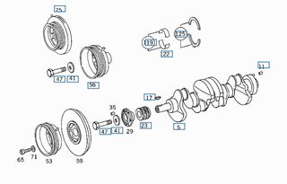 Στρόφαλος OM601 Mercedes Sprinter-thumb-5