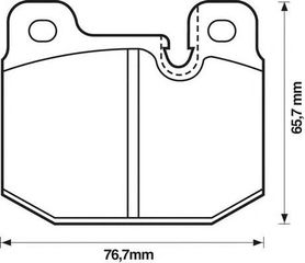 ΤΑΚΑΚΙΑ ΕΜ. BMW E21/OPEL ASCONA-MANTA-REKORD (JURID) WVA 20588